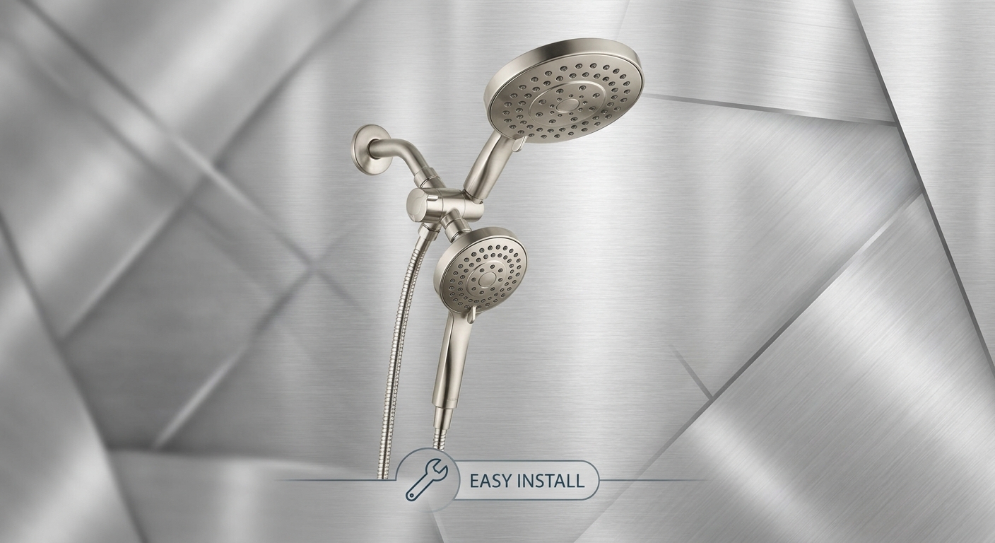 BOONA Tandem Shower Review: Best DIY Dual Shower Head Upgrade