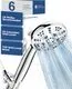 HOPOPRO 6-Mode Chrome Handheld Shower Head