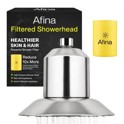 Afina Filtered Shower Head 2.5 GPM Brushed Nickel