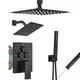 Aolemi Matte Black Dual Shower Head System