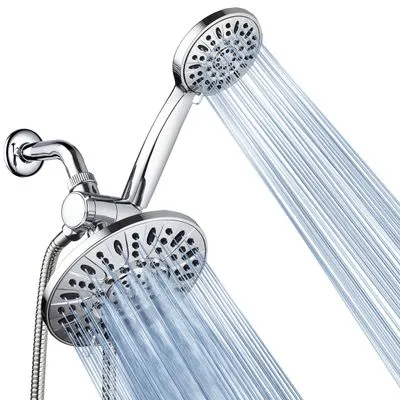 AquaDance 7" Premium Rainfall Shower Head Combo