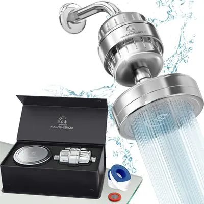 AquaHomeGroup Luxury Filtered Shower Head 20+3 Stage