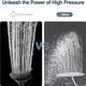 BRIGHT SHOWERS High Pressure Rain Shower Head 1.8 GPM - Image 4