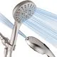 BRIGHT SHOWERS High Pressure Shower Head 2.5 GPM | 9 Modes Brushed Nickel