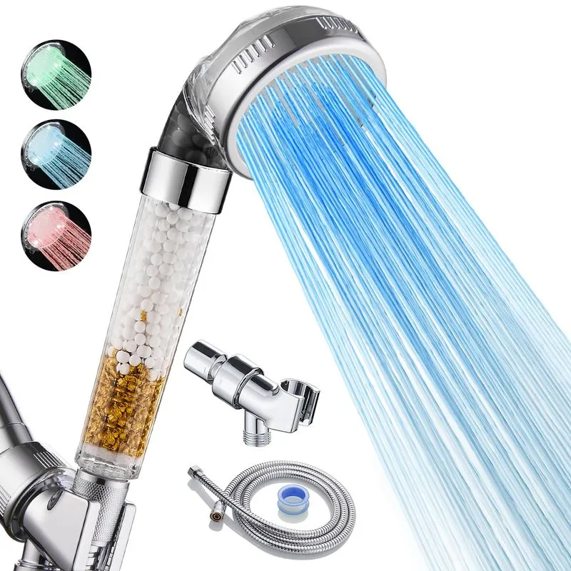 Cobbe LED Filtered Handheld Shower Head