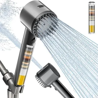Cobbe Ion Drops Filtered Shower Head - Luxury Gray