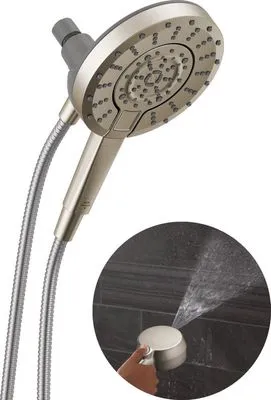 Delta In2ition 2-in-1 Shower Head - Spotshield Brushed Nickel