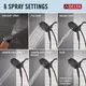 Delta In2ition 2-in-1 Shower Head 6-Setting Matte Black - Image 3
