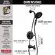 Delta Arvo 14 Series Matte Black Shower Faucet - Image 2