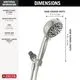 Delta ProClean Handheld Shower Head SpotShield Brushed Nickel - Image 4