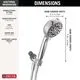 Delta ProClean Chrome Handheld Shower Head - Image 4