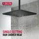 Delta Raincan Shower Head 2.5 GPM Matte Black - Image 1