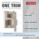 Delta Modern 14 Series 10" Shower System Stainless - Image 3
