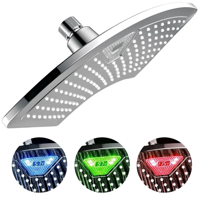 Dream Spa AquaFan 12" LED Rainfall Shower Head