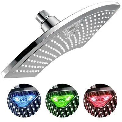 Dream Spa AquaFan 12" LED Rainfall Shower Head