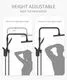 Sankecao Dual Shower Head Black 12-Inch - Image 3