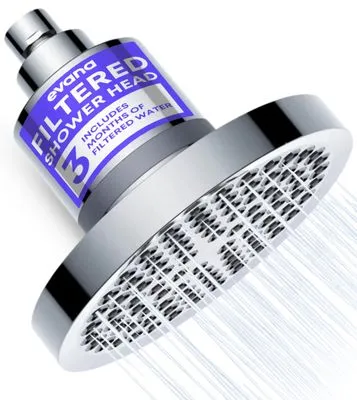 Evana Filtered Shower Head - Chrome
