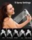 FASDUNT Handheld Shower Head, Premium Chrome, 6 Spray Settings - Image 3