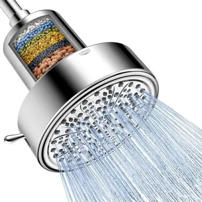 FEELSO Filtered Shower Head, 6 Spray Modes