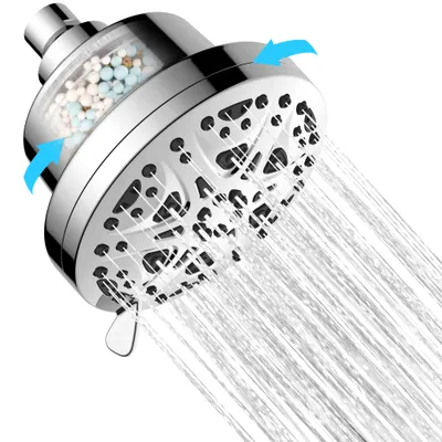 YUSHUBAO Filtered Showerhead Chrome