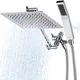 G-Promise 8 Inch Dual Square Shower Head Combo
