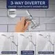 HammerHead Dual Shower Head Chrome 8" - Image 2