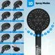 Hibbent 10" Square Matte Black Shower Head Combo - Image 4