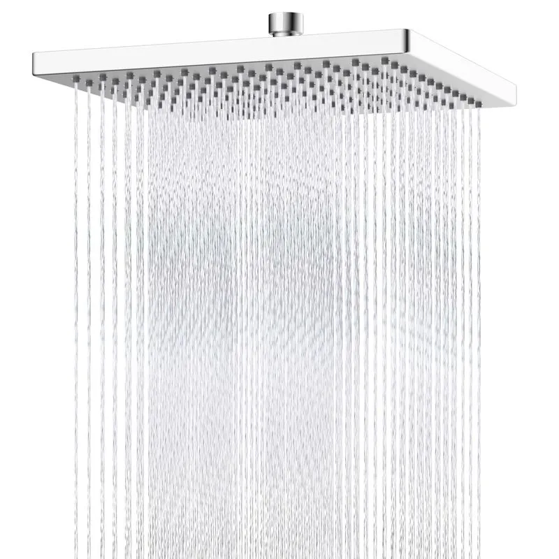 Hibbent 12'' Chrome Square Rainfall Shower Head