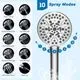 Hibbent 13" Chrome Shower Head Combo - Image 2