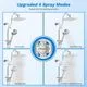 Hibbent 10" Chrome Rainfall Showerhead Combo - Image 2