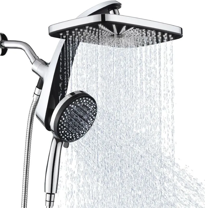 BOZYBO High Pressure Rain Shower Head Chrome 2.5GPM