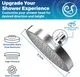 CircleSplash High Pressure Shower Head 6" Chrome - Image 2