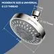 HOPOPRO 5-Mode High Pressure Shower Head 4 Inch Brushed Nickel - Image 2