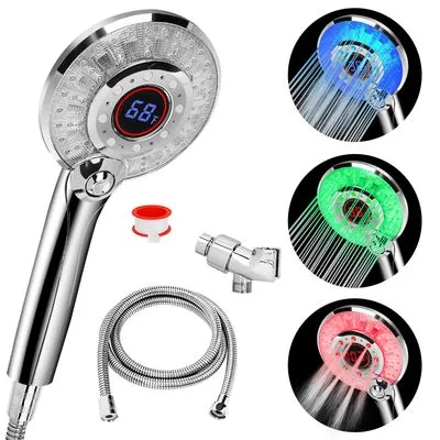 JIEYUMJ LED Color Changing Shower Head