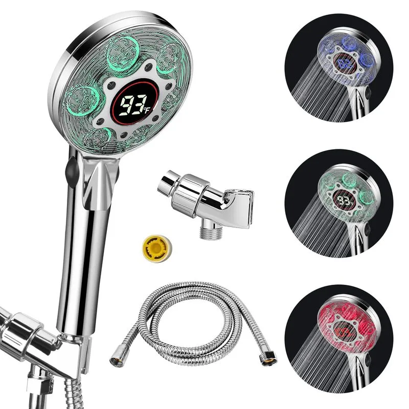 JIEYUMJ LED Color Changing Shower Head