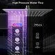 HUUKE 10" LED Color-Changing Shower Head Combo - Image 4