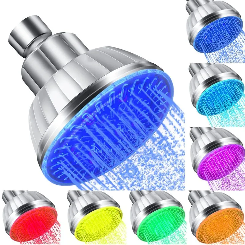 DOUBLE 2 C LED Shower Head with 7 Color Light
