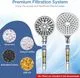 MakeFit Dual Filtered Rain Shower Head Combo - Premium Chrome - Image 2
