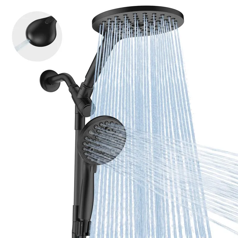 MakeFit Dual Shower Head Combo 8" Rainfall