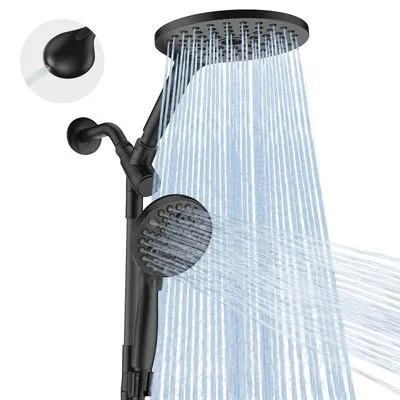 MakeFit Dual Shower Head Combo 8" Rainfall