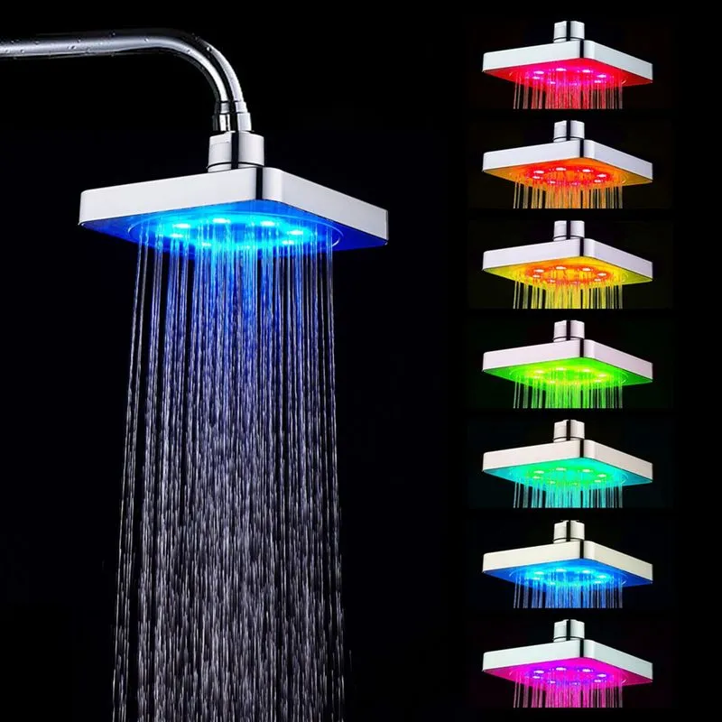Segutage 7-Color LED Rain Shower Head