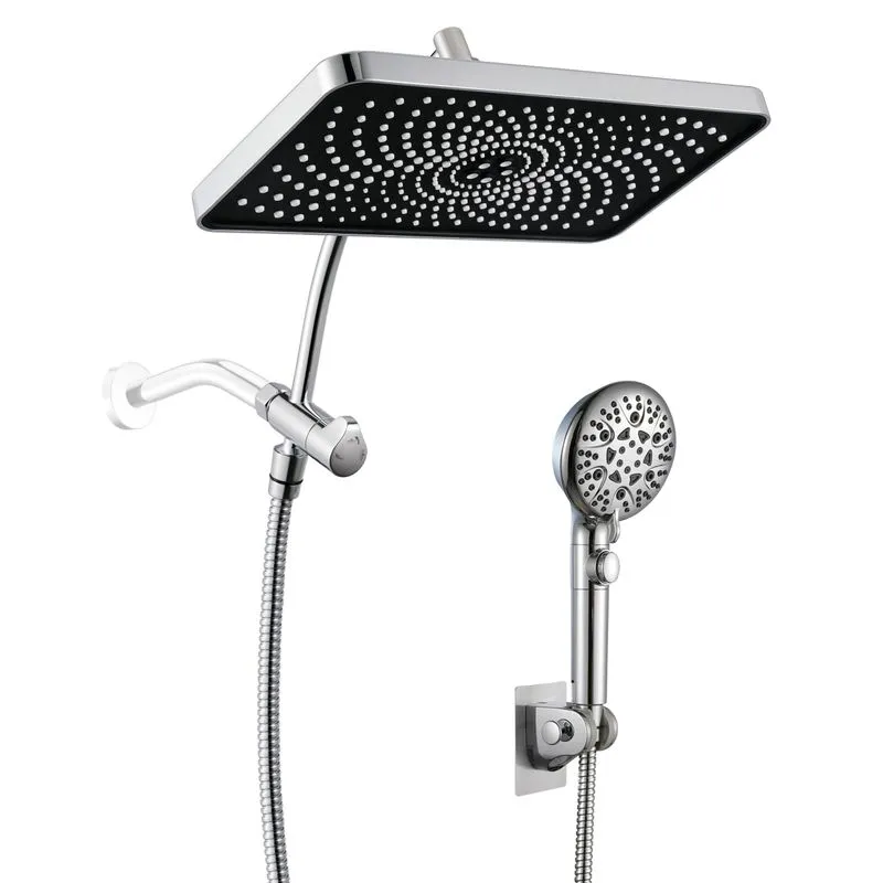 GwernKB 12-Inch Rain Shower Head Combo
