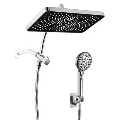 GwernKB 12-Inch Rain Shower Head Combo