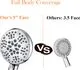 BOWGER Handheld Shower Head 5 Modes Polished Chrome - Image 2