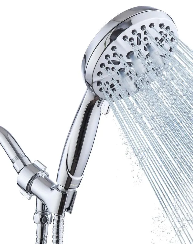 BOWGER Handheld Shower Head 5 Modes Polished Chrome