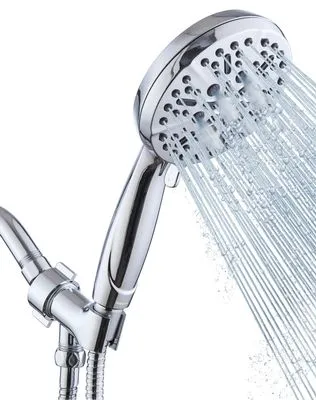 BOWGER Handheld Shower Head 5 Modes Polished Chrome