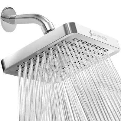 SparkPod Shower Head 6 Inch Square