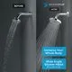 SparkPod Rainfall High Pressure Shower Head 6 Inch - Image 1