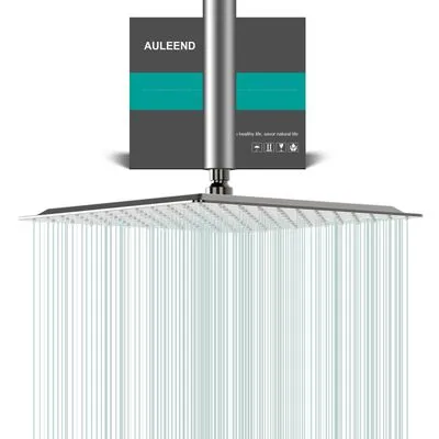 AULEEND 12-Inch Square Rain Shower Head