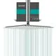AULEEND 12-Inch Square Rain Shower Head